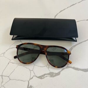 Saint Laurent Tortoise Shell Sunglasses